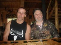 Shawn Michaels & Mike Roy,
 your host at Bear Paw Outfitters